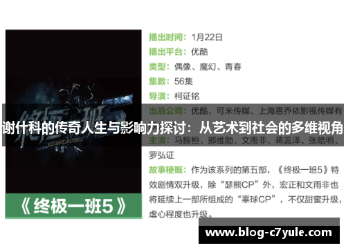 谢什科的传奇人生与影响力探讨：从艺术到社会的多维视角